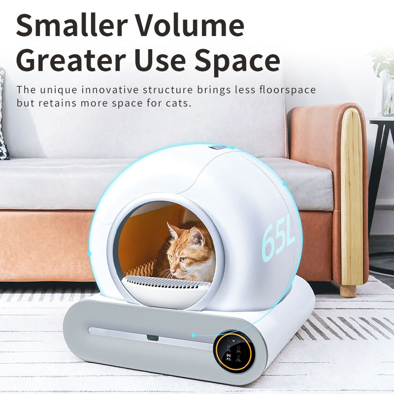 Smart Self-Cleaning Cat Litter Box with App Control