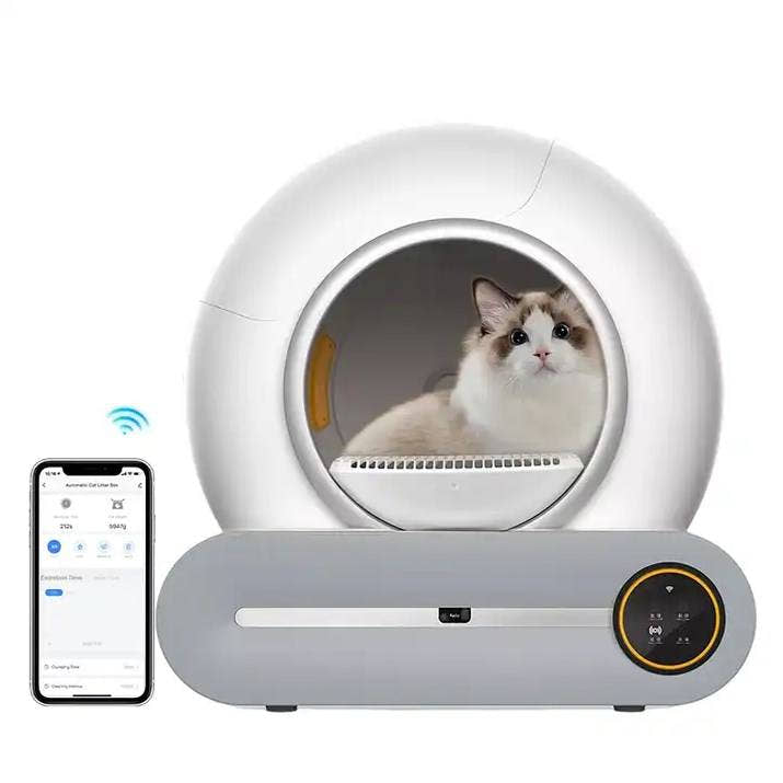Smart Self-Cleaning Cat Litter Box with App Control