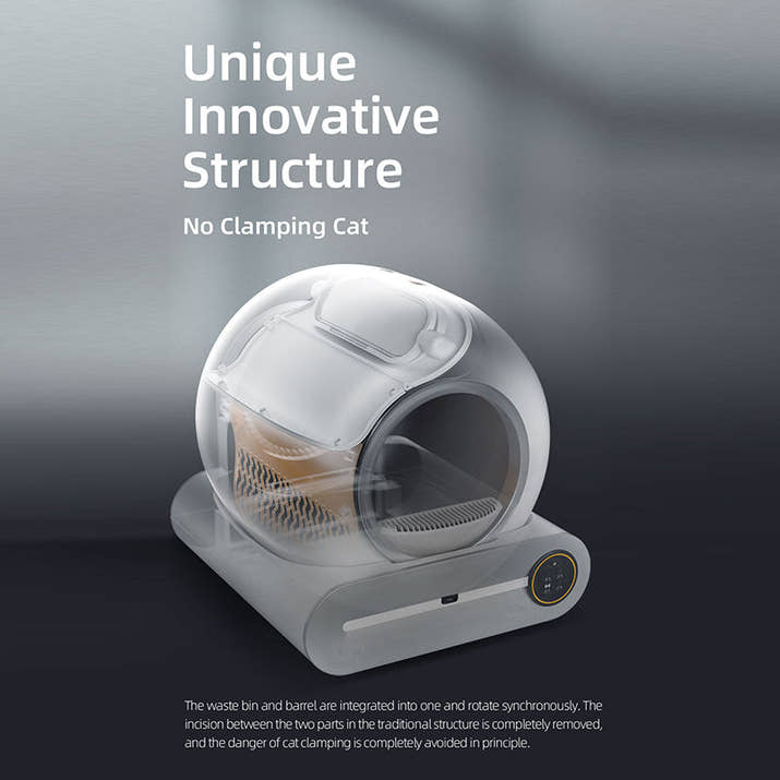 Smart Self-Cleaning Cat Litter Box with App Control